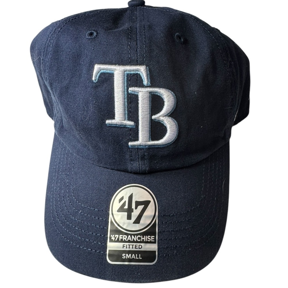 High End 47 Tampa Bay Marlins MLB Navy Cotton Baseball Hat Men’s S MINTY NWT